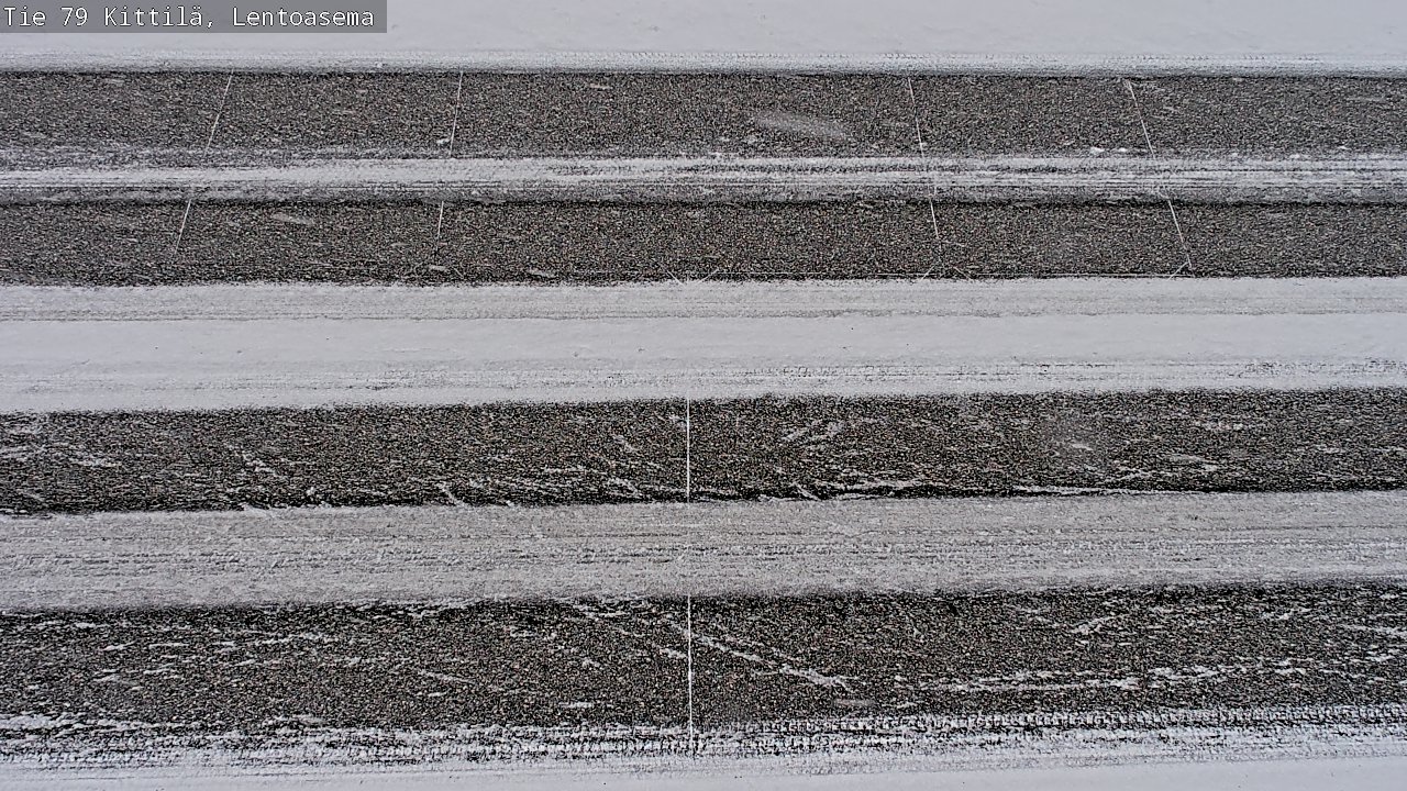 Weather Camera Image Road 79 Kittilä, Lentoasema, Kittilä, Lappi
