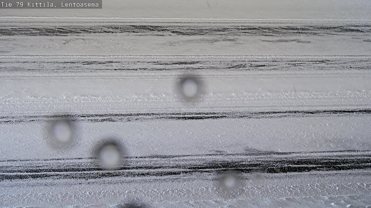 Weather Camera Image Väg 79 Kittilä, Lentoasema, Kittilä, Lappi