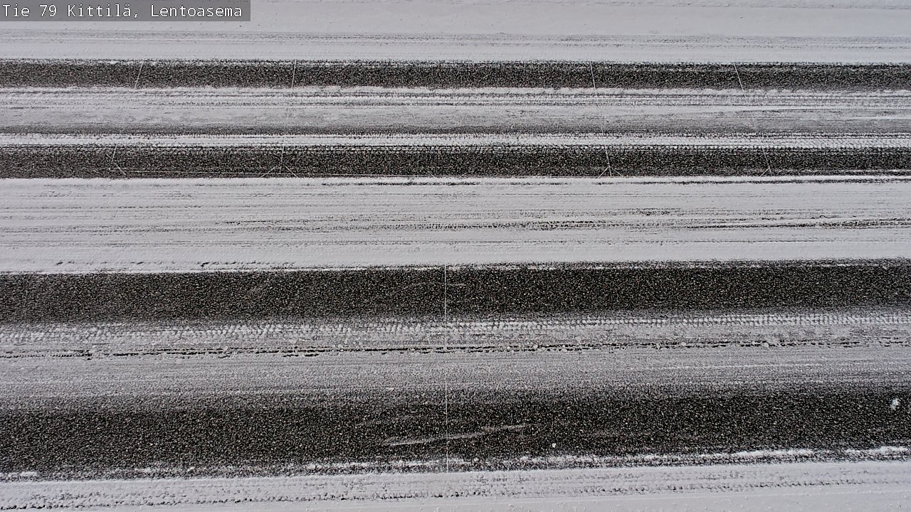 Weather Camera Image Väg 79 Kittilä, Lentoasema, Kittilä, Lappi