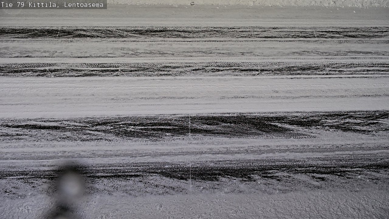Weather Camera Image Väg 79 Kittilä, Lentoasema, Kittilä, Lappi