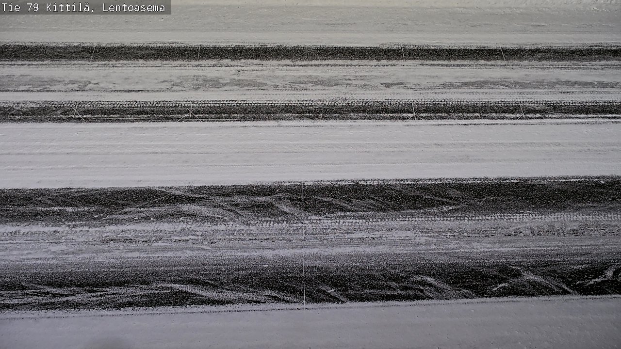 Weather Camera Image Väg 79 Kittilä, Lentoasema, Kittilä, Lappi