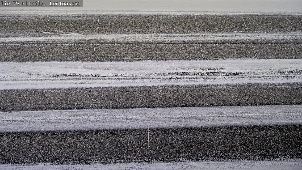Weather Camera Image Väg 79 Kittilä, Lentoasema, Kittilä, Lappi