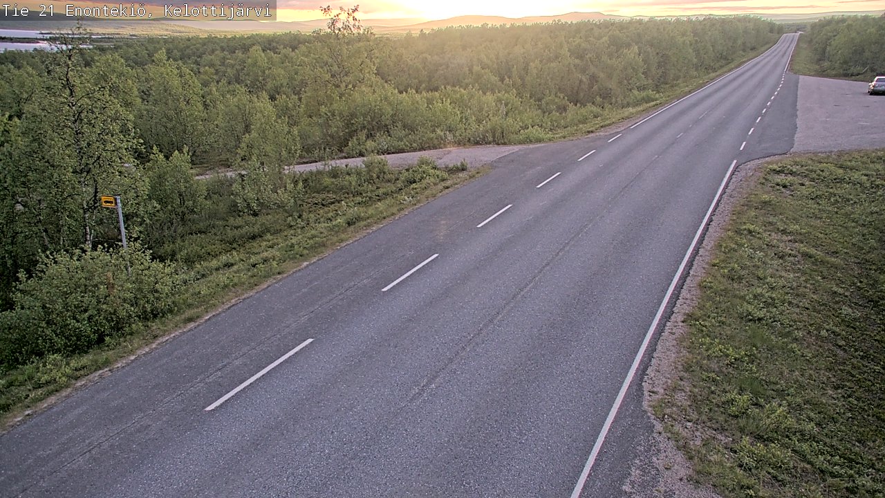 Kelikamerat Kuva Tie 21 Enontekiö, Kelottijärvi, Enontekiö, Lappi
