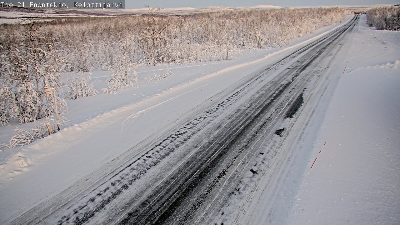 Kelikamerat Kuva Tie 21 Enontekiö, Kelottijärvi, Enontekiö, Lappi