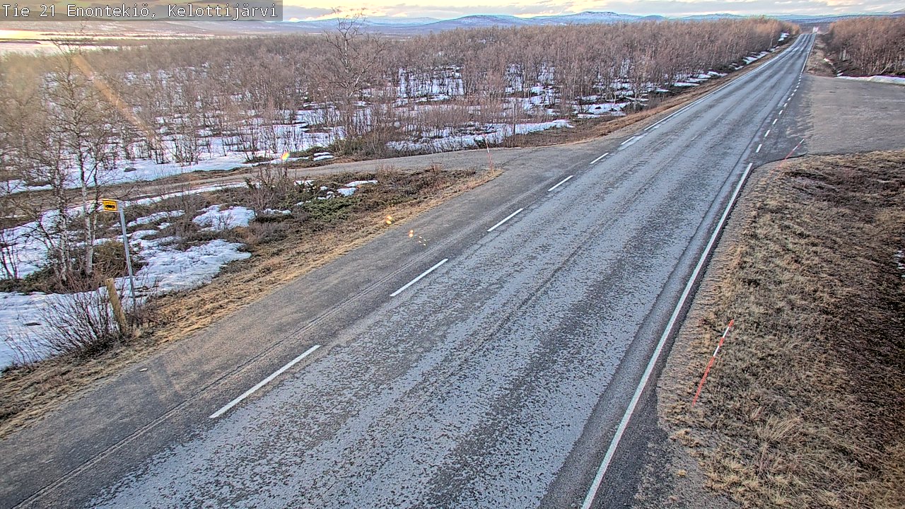 Kelikamerat Kuva Tie 21 Enontekiö, Kelottijärvi, Enontekiö, Lappi