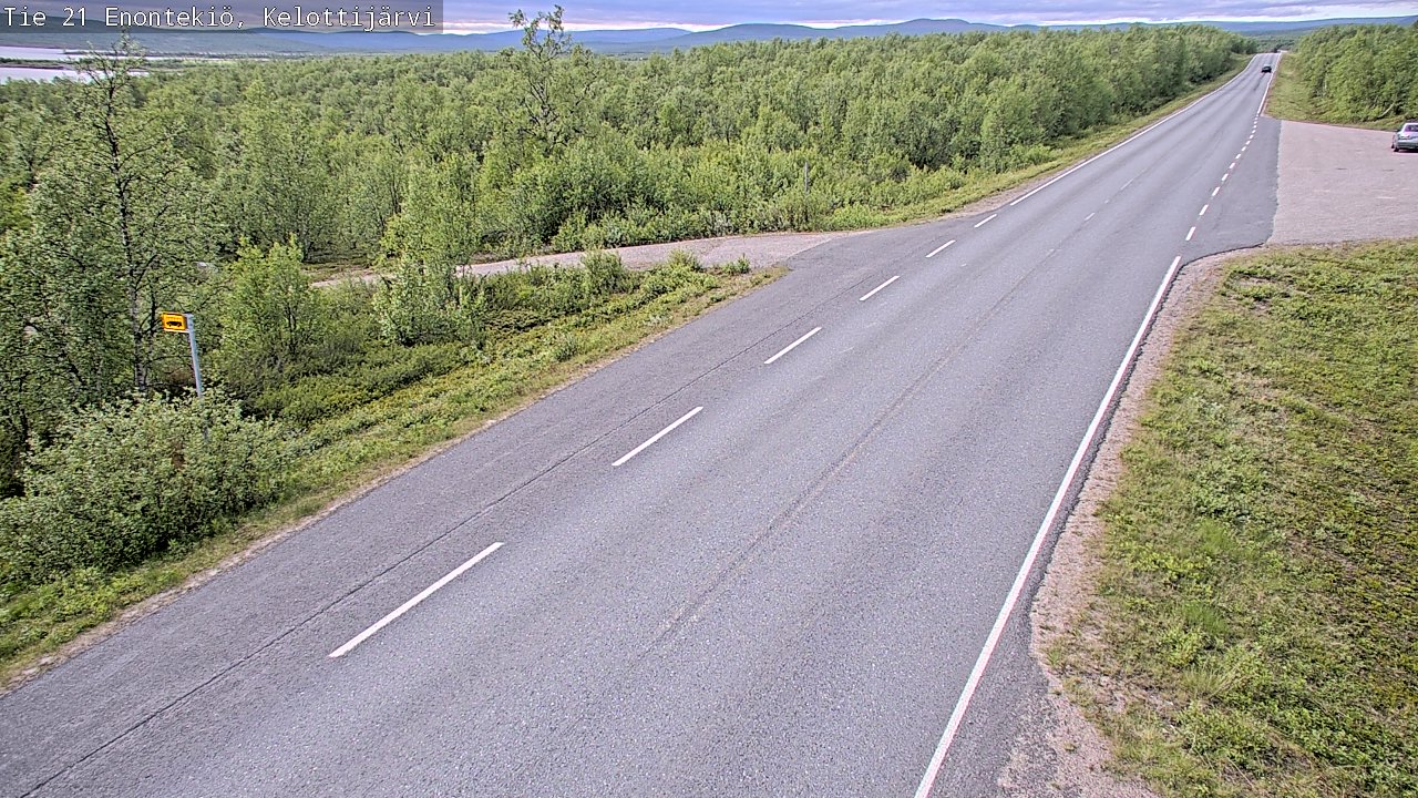 Kelikamerat Kuva Tie 21 Enontekiö, Kelottijärvi, Enontekiö, Lappi