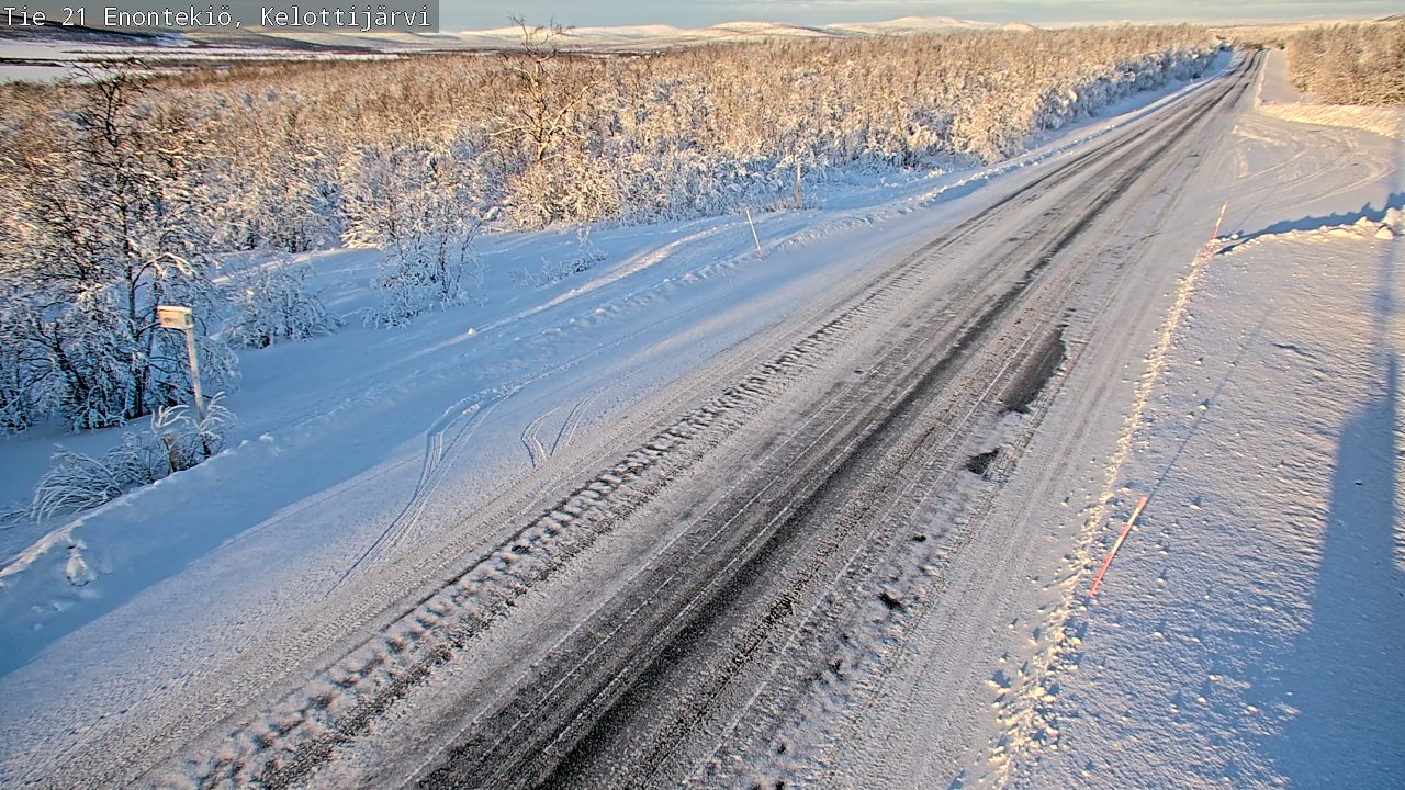 Kelikamerat Kuva Tie 21 Enontekiö, Kelottijärvi, Enontekiö, Lappi