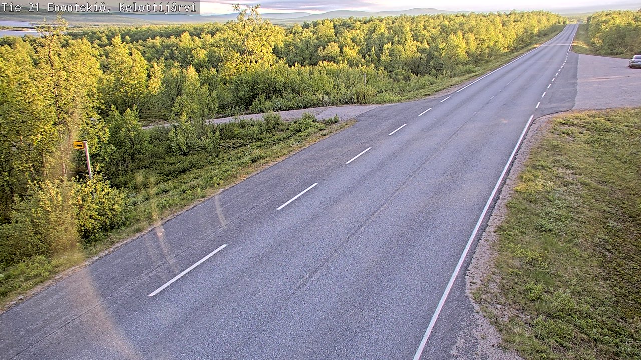 Kelikamerat Kuva Tie 21 Enontekiö, Kelottijärvi, Enontekiö, Lappi