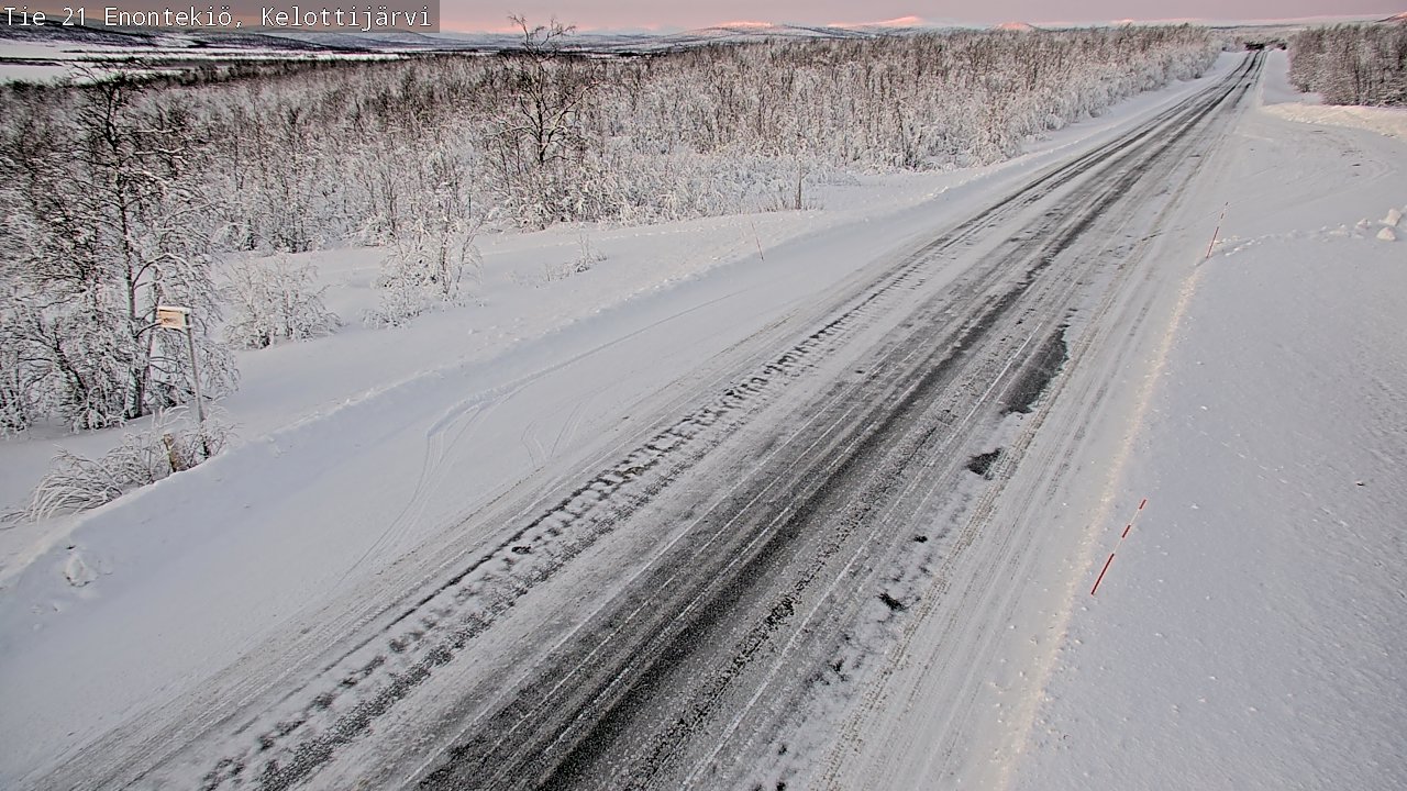 Kelikamerat Kuva Tie 21 Enontekiö, Kelottijärvi, Enontekiö, Lappi