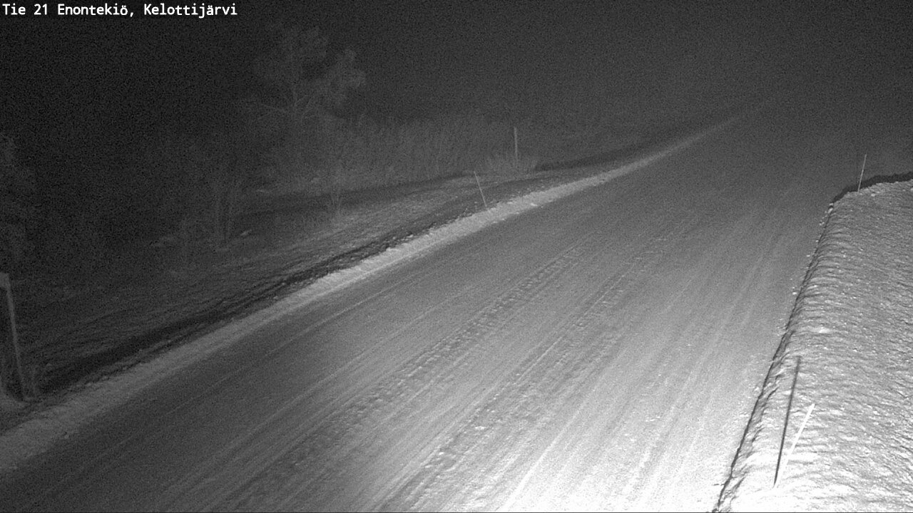 Weather Camera Image Road 21 Enontekiö, Kelottijärvi, Enontekiö, Lappi