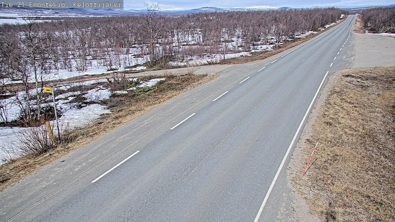 Kelikamerat Kuva Tie 21 Enontekiö, Kelottijärvi, Enontekiö, Lappi