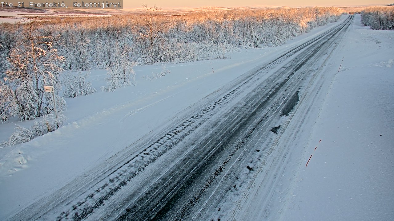 Kelikamerat Kuva Tie 21 Enontekiö, Kelottijärvi, Enontekiö, Lappi