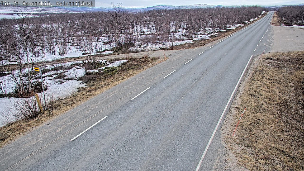 Kelikamerat Kuva Tie 21 Enontekiö, Kelottijärvi, Enontekiö, Lappi