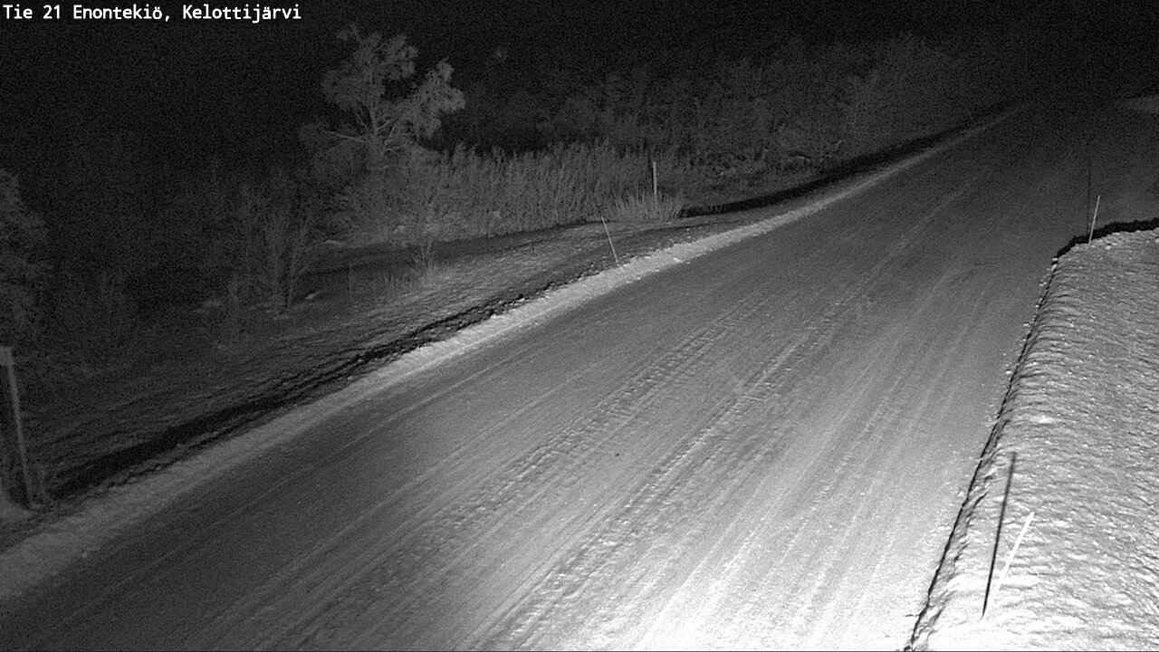 Weather Camera Image Road 21 Enontekiö, Kelottijärvi, Enontekiö, Lappi