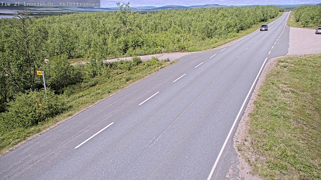 Kelikamerat Kuva Tie 21 Enontekiö, Kelottijärvi, Enontekiö, Lappi