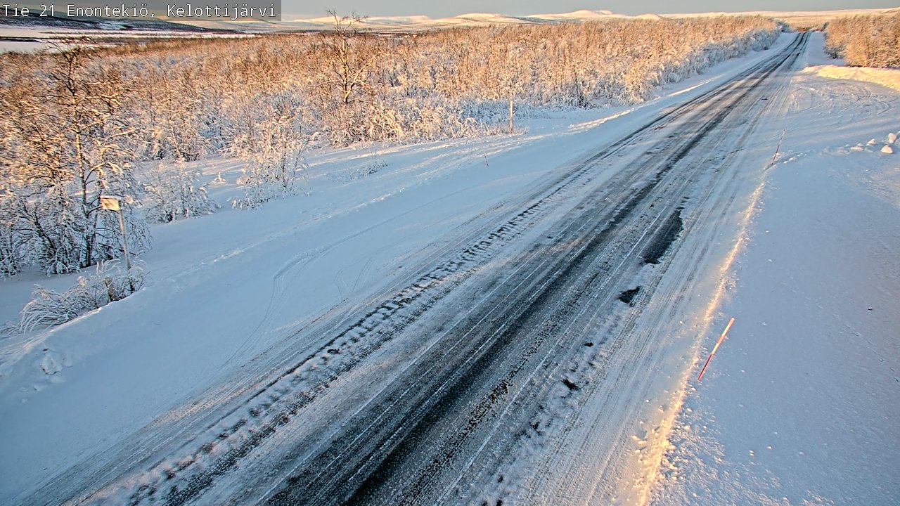 Kelikamerat Kuva Tie 21 Enontekiö, Kelottijärvi, Enontekiö, Lappi