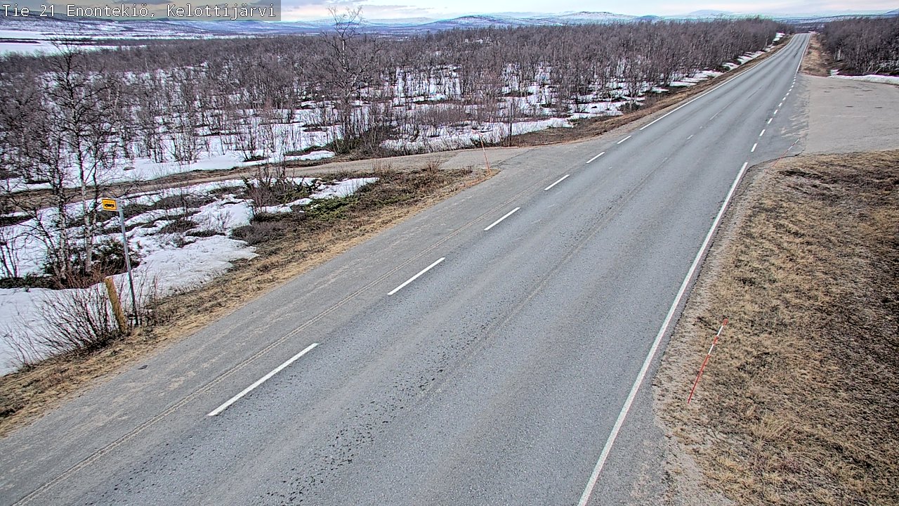 Kelikamerat Kuva Tie 21 Enontekiö, Kelottijärvi, Enontekiö, Lappi