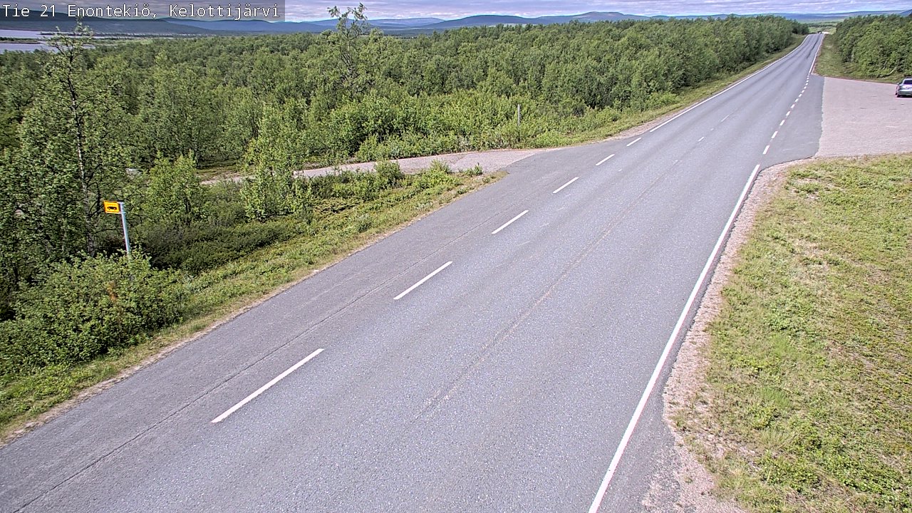 Kelikamerat Kuva Tie 21 Enontekiö, Kelottijärvi, Enontekiö, Lappi