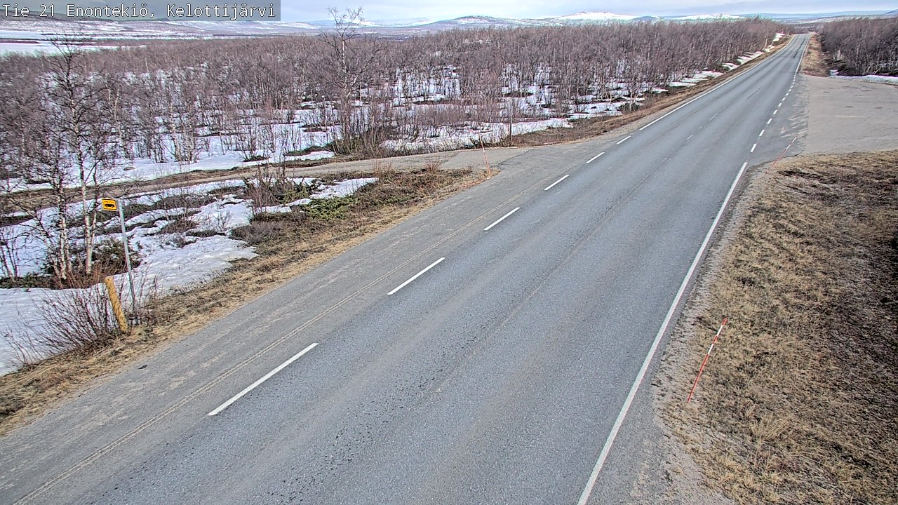 Kelikamerat Kuva Tie 21 Enontekiö, Kelottijärvi, Enontekiö, Lappi