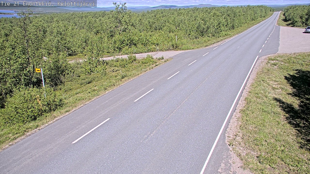 Kelikamerat Kuva Tie 21 Enontekiö, Kelottijärvi, Enontekiö, Lappi