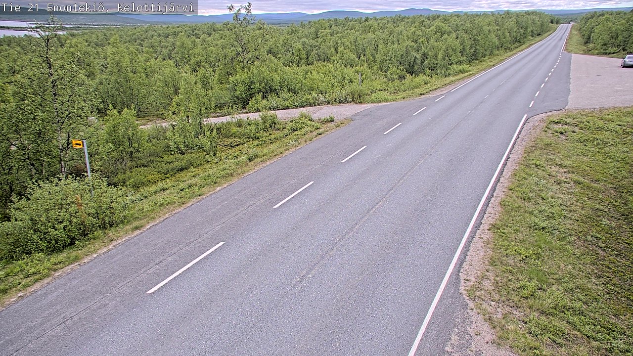 Kelikamerat Kuva Tie 21 Enontekiö, Kelottijärvi, Enontekiö, Lappi