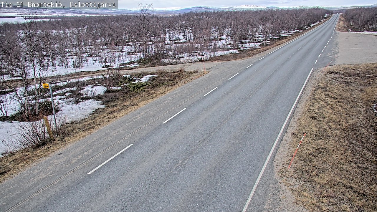 Kelikamerat Kuva Tie 21 Enontekiö, Kelottijärvi, Enontekiö, Lappi