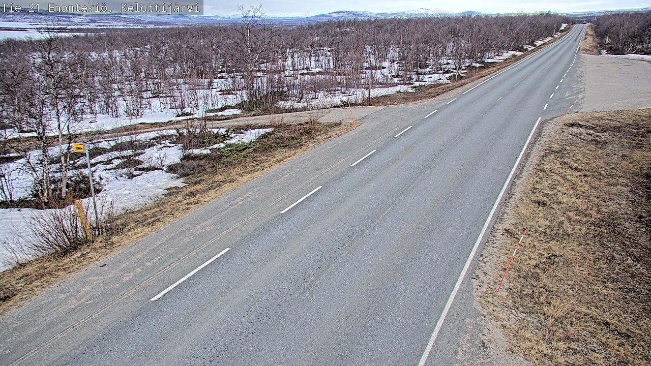 Kelikamerat Kuva Tie 21 Enontekiö, Kelottijärvi, Enontekiö, Lappi