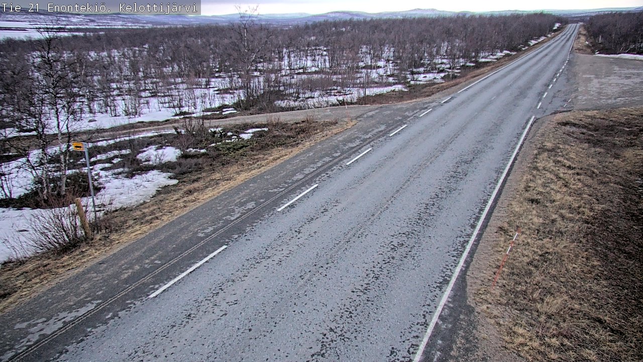 Kelikamerat Kuva Tie 21 Enontekiö, Kelottijärvi, Enontekiö, Lappi