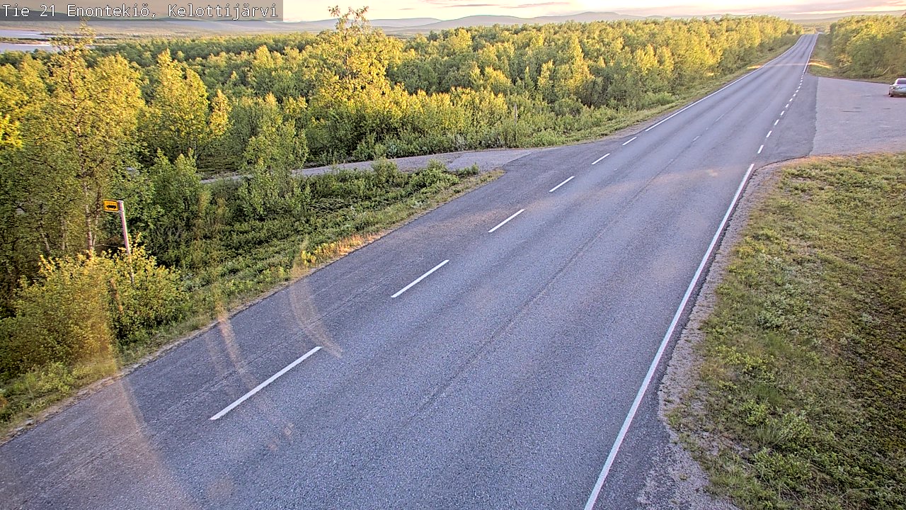 Kelikamerat Kuva Tie 21 Enontekiö, Kelottijärvi, Enontekiö, Lappi