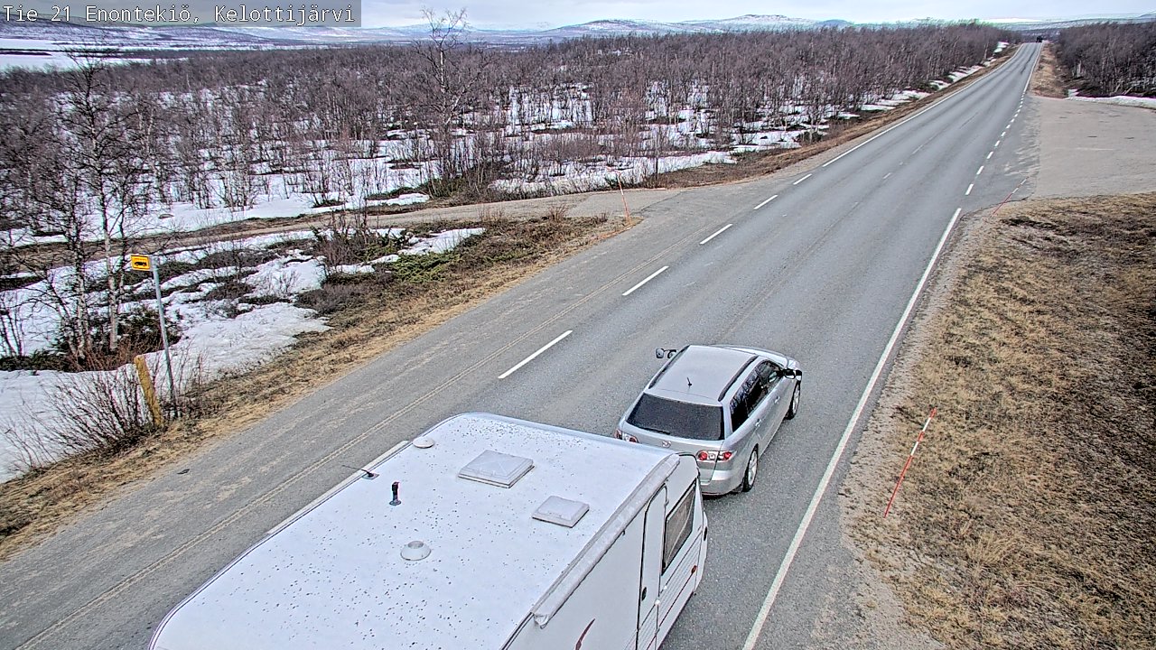 Kelikamerat Kuva Tie 21 Enontekiö, Kelottijärvi, Enontekiö, Lappi