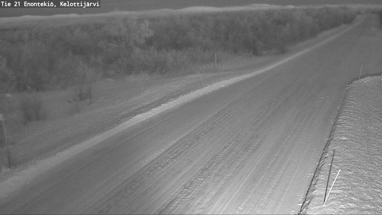 Weather Camera Image Road 21 Enontekiö, Kelottijärvi, Enontekiö, Lappi