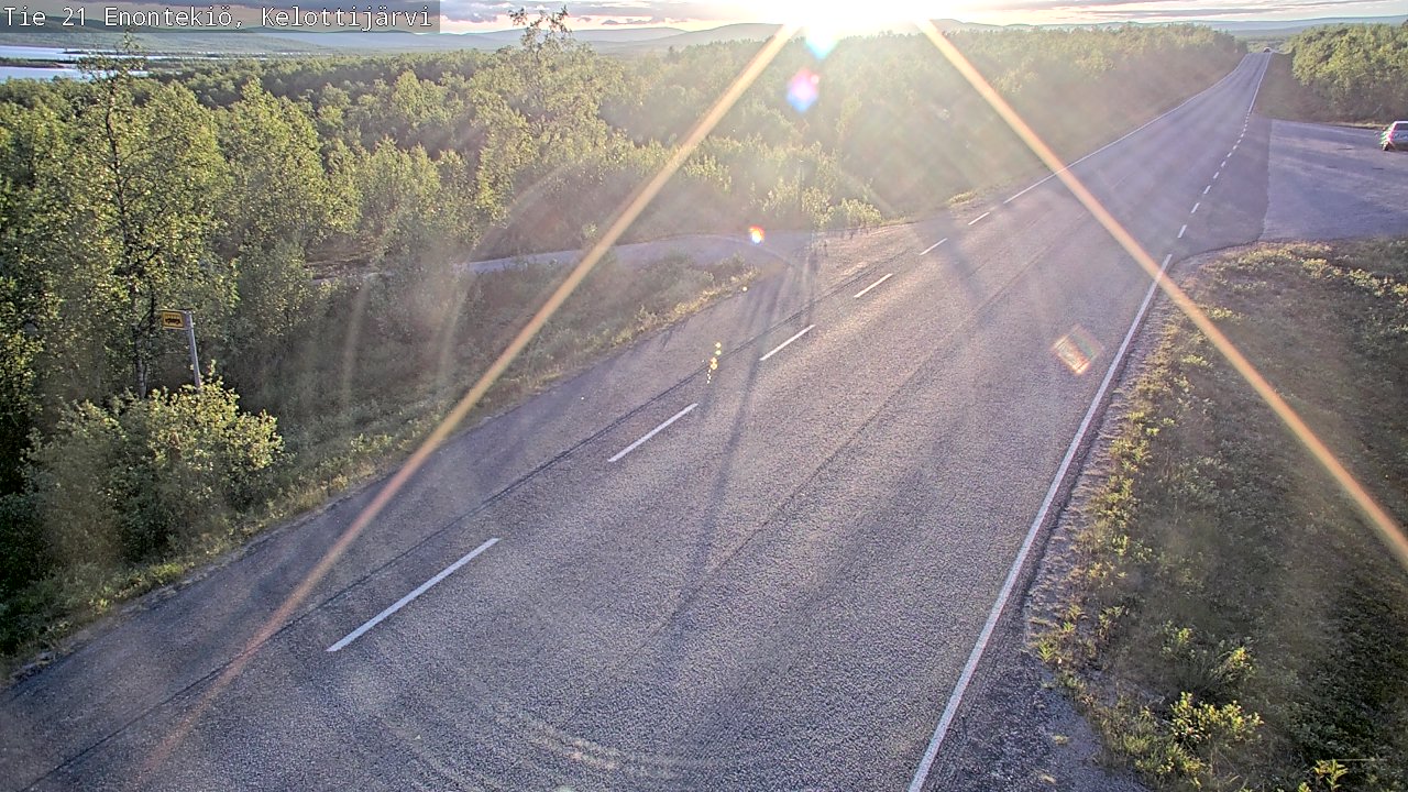 Kelikamerat Kuva Tie 21 Enontekiö, Kelottijärvi, Enontekiö, Lappi