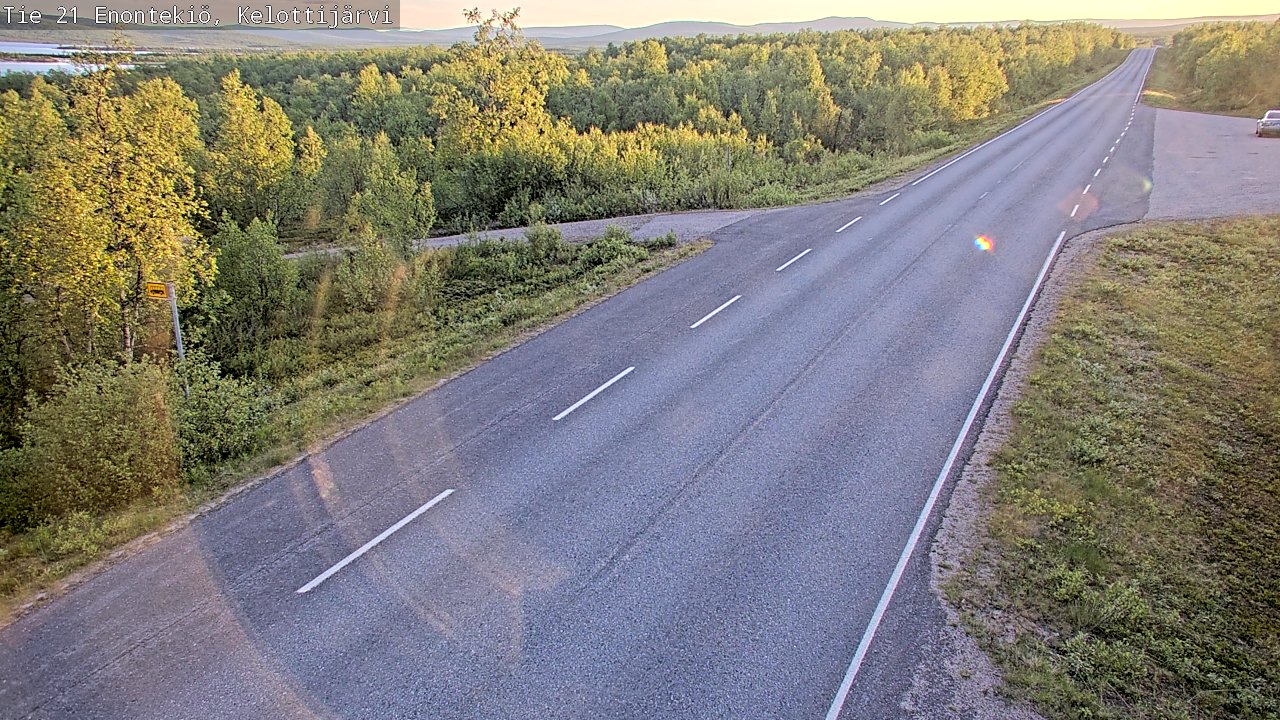 Kelikamerat Kuva Tie 21 Enontekiö, Kelottijärvi, Enontekiö, Lappi