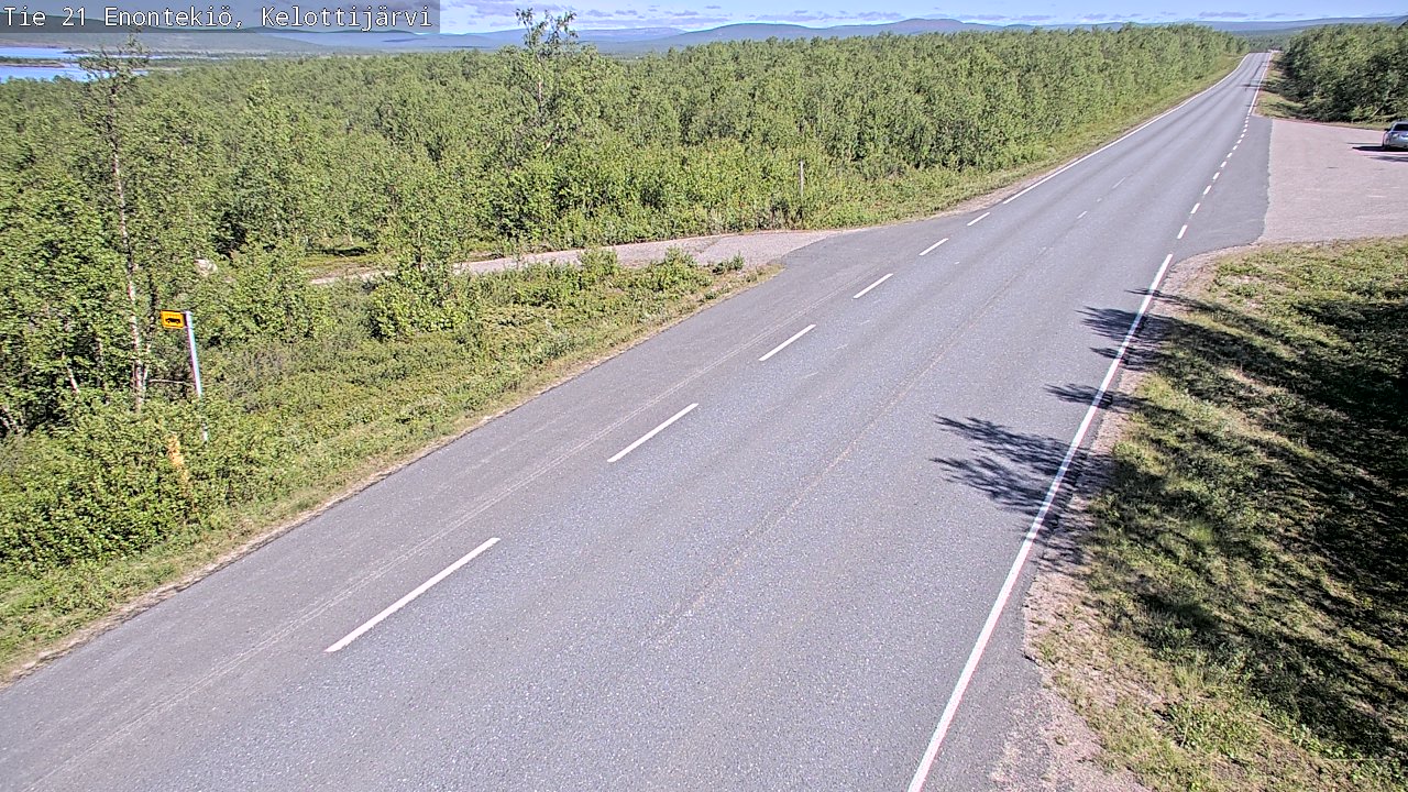 Kelikamerat Kuva Tie 21 Enontekiö, Kelottijärvi, Enontekiö, Lappi
