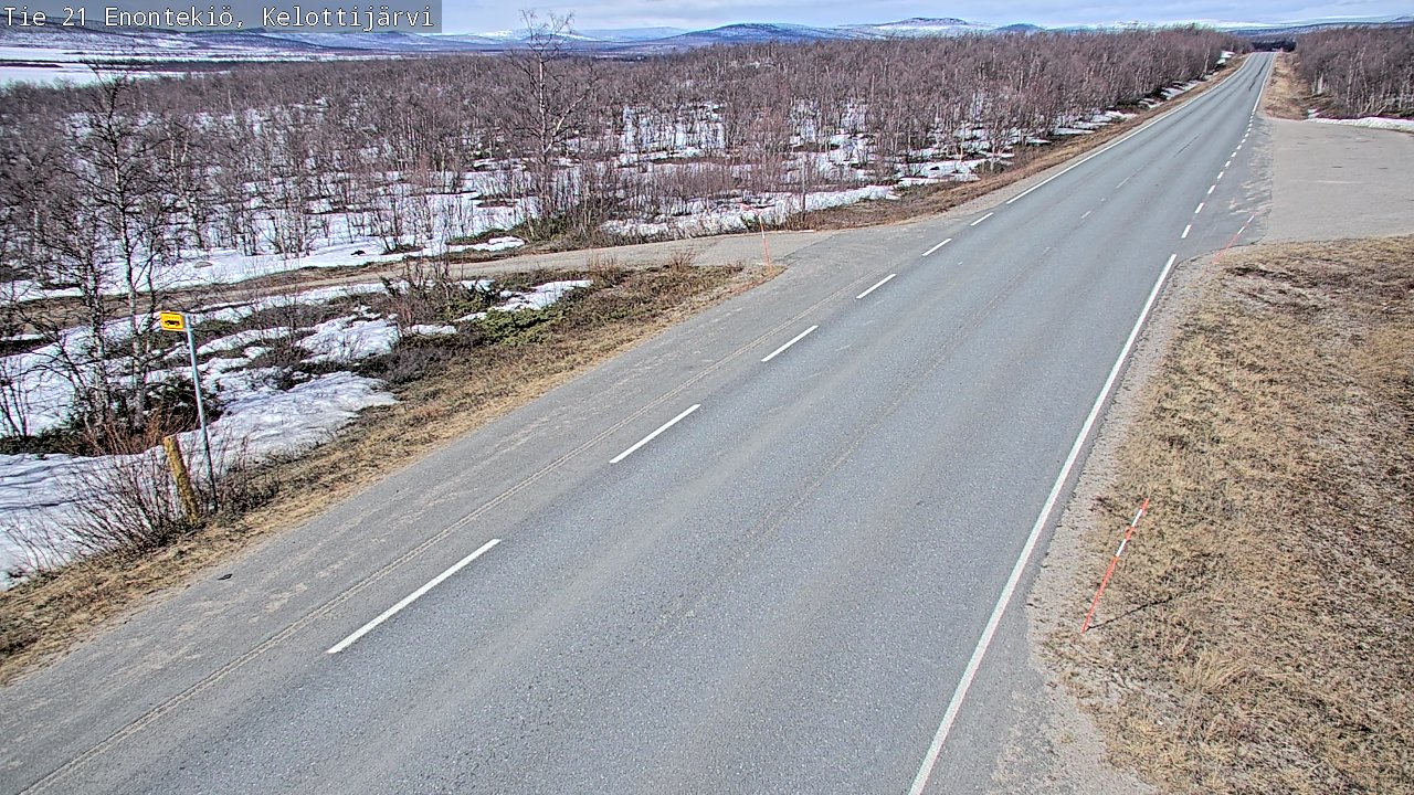 Kelikamerat Kuva Tie 21 Enontekiö, Kelottijärvi, Enontekiö, Lappi