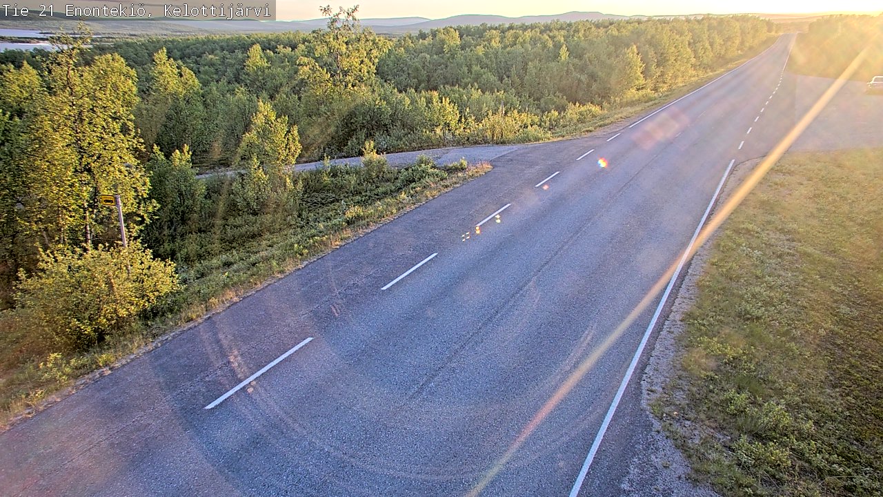 Kelikamerat Kuva Tie 21 Enontekiö, Kelottijärvi, Enontekiö, Lappi