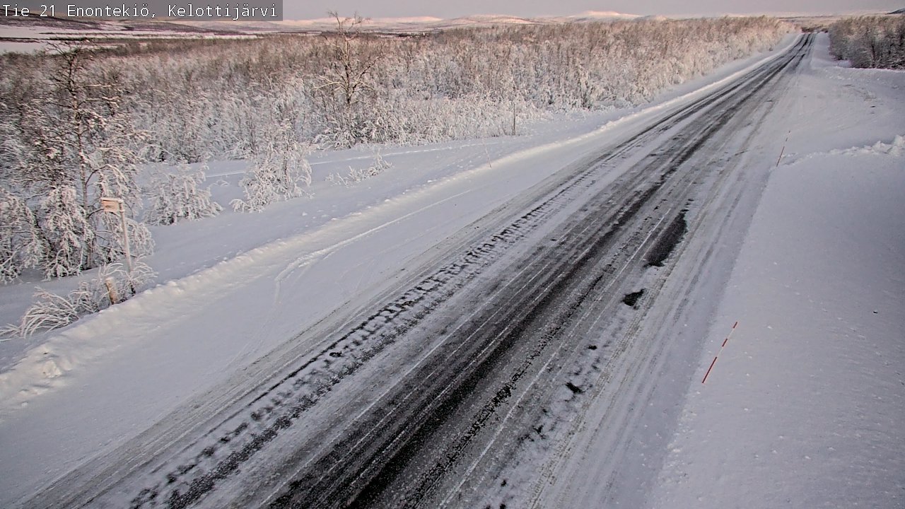 Kelikamerat Kuva Tie 21 Enontekiö, Kelottijärvi, Enontekiö, Lappi