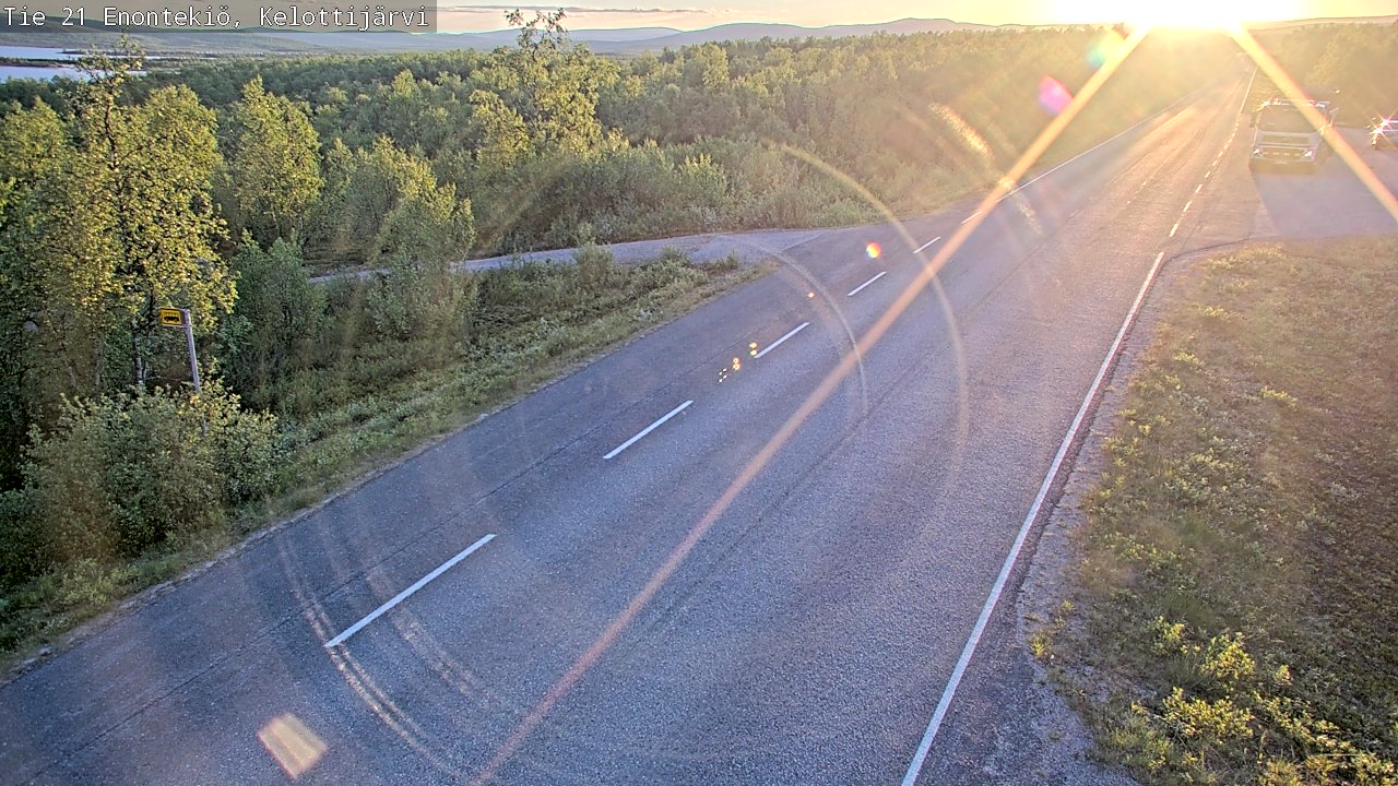 Kelikamerat Kuva Tie 21 Enontekiö, Kelottijärvi, Enontekiö, Lappi