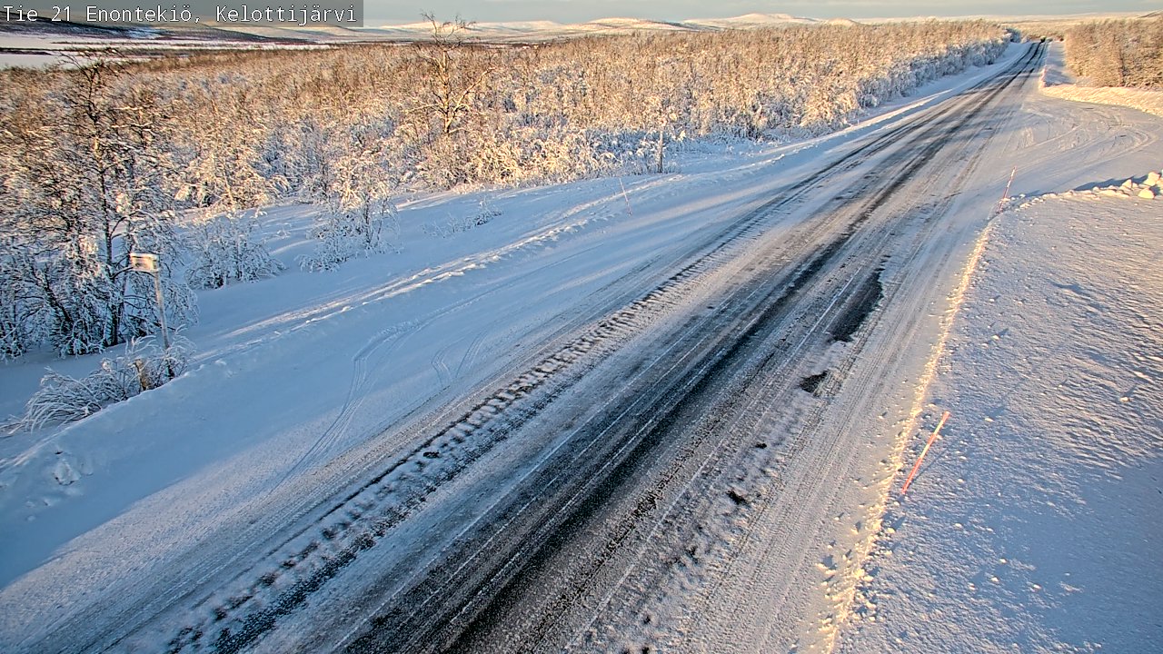 Kelikamerat Kuva Tie 21 Enontekiö, Kelottijärvi, Enontekiö, Lappi