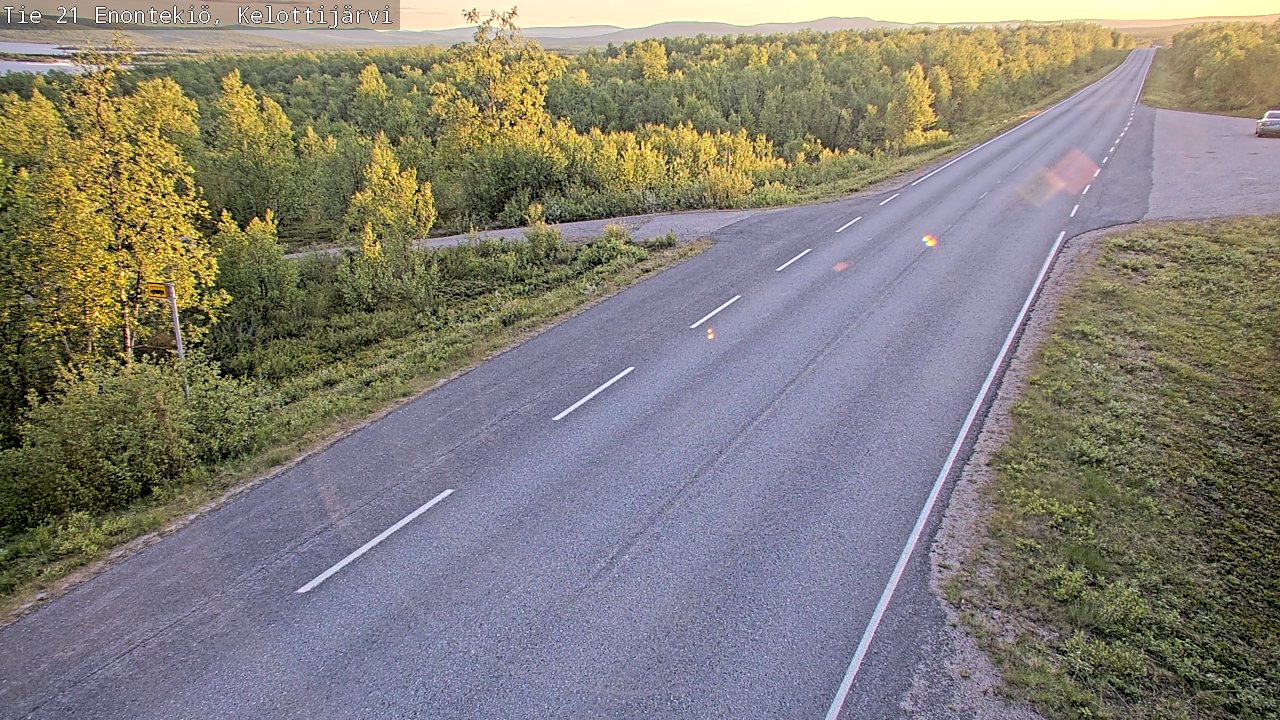 Kelikamerat Kuva Tie 21 Enontekiö, Kelottijärvi, Enontekiö, Lappi