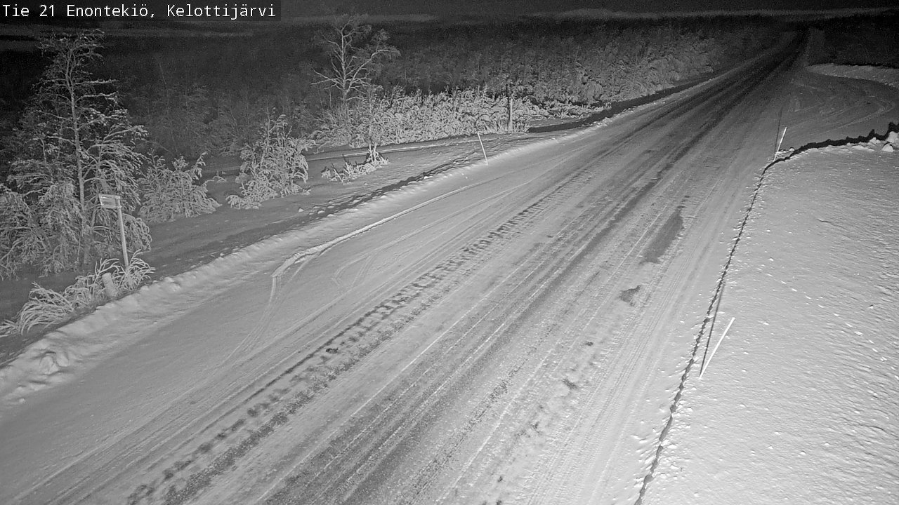 Kelikamerat Kuva Tie 21 Enontekiö, Kelottijärvi, Enontekiö, Lappi