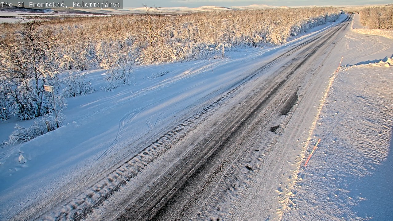 Kelikamerat Kuva Tie 21 Enontekiö, Kelottijärvi, Enontekiö, Lappi