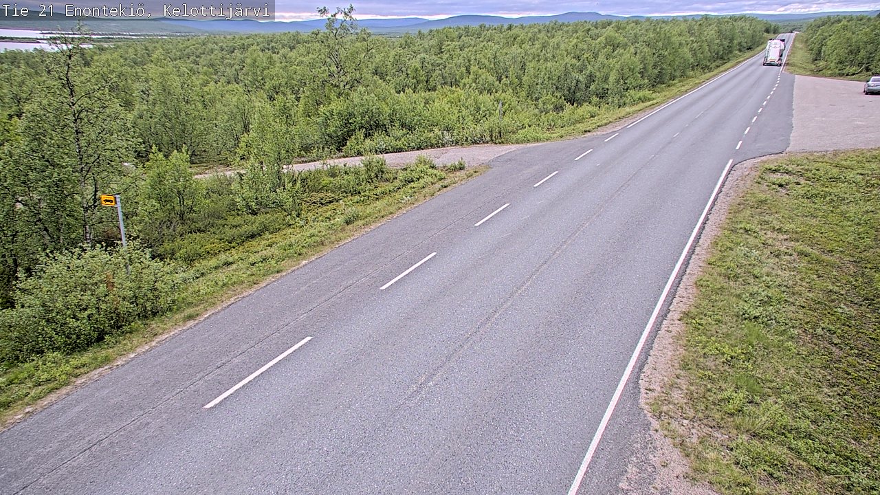 Kelikamerat Kuva Tie 21 Enontekiö, Kelottijärvi, Enontekiö, Lappi