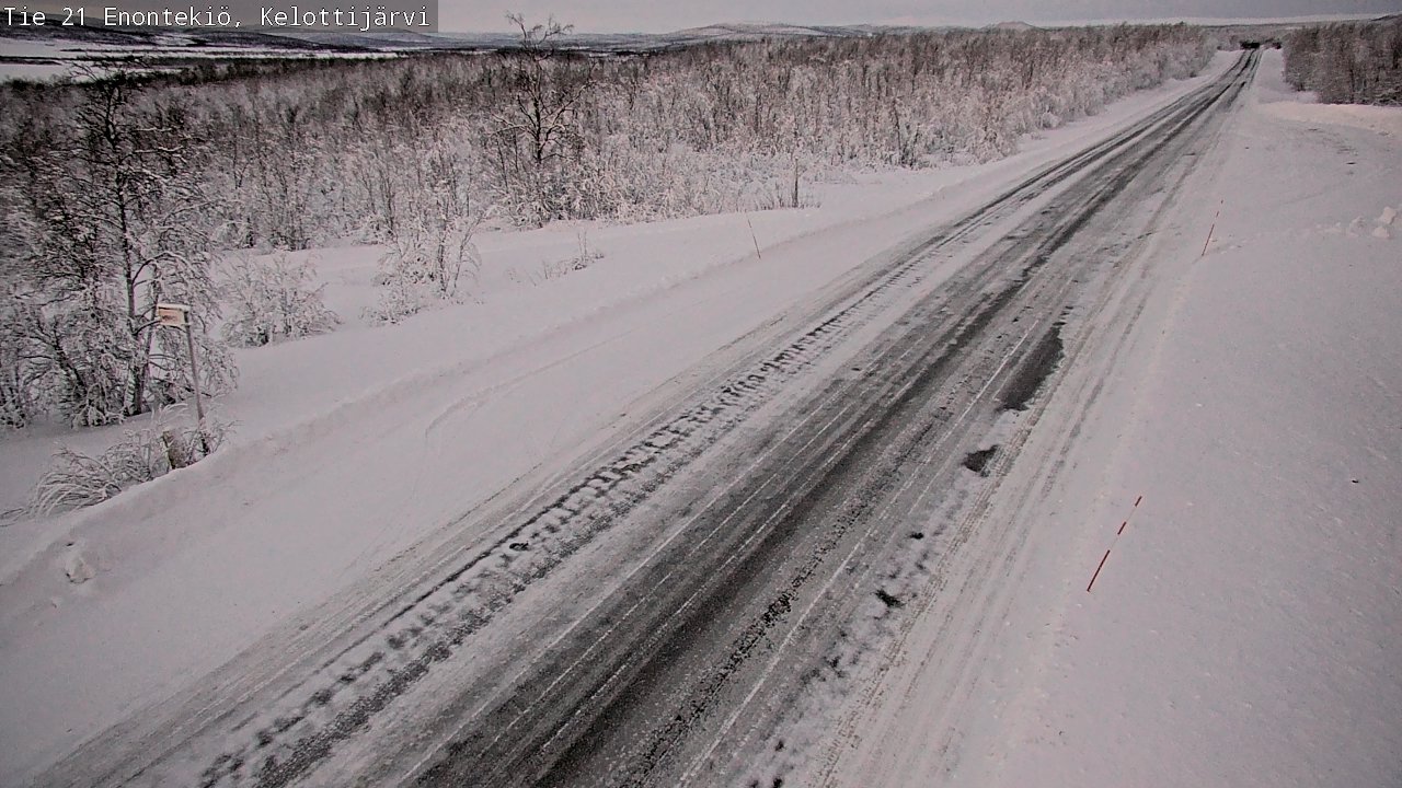 Kelikamerat Kuva Tie 21 Enontekiö, Kelottijärvi, Enontekiö, Lappi