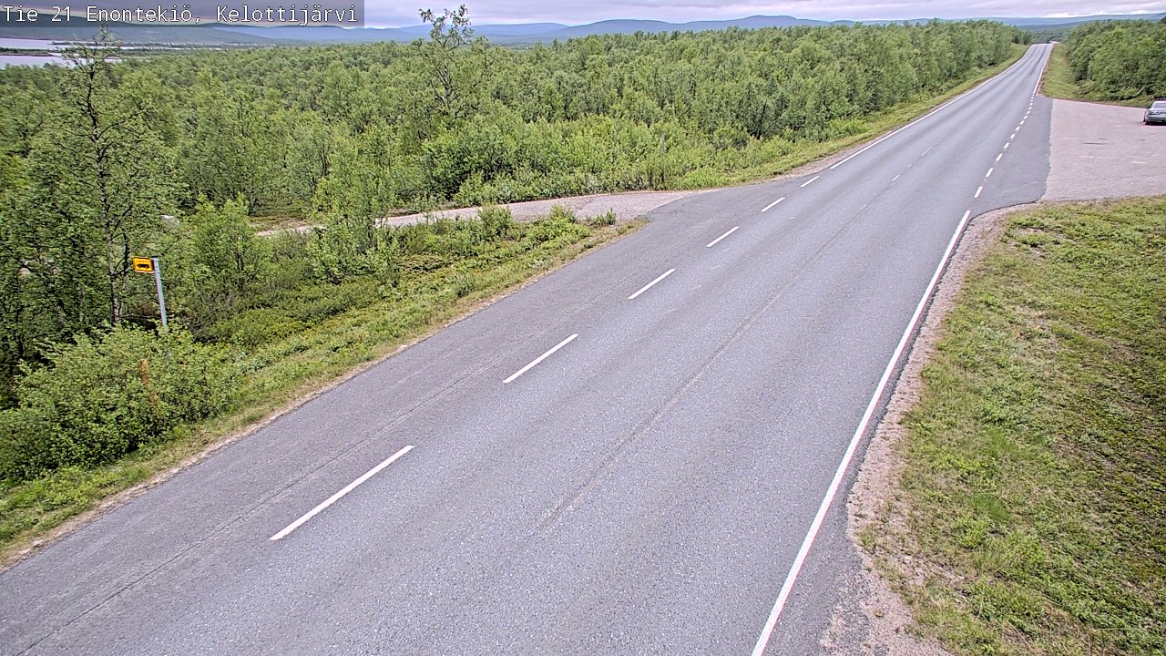 Kelikamerat Kuva Tie 21 Enontekiö, Kelottijärvi, Enontekiö, Lappi