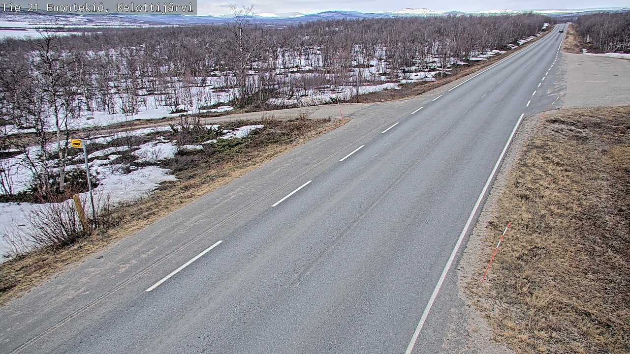 Kelikamerat Kuva Tie 21 Enontekiö, Kelottijärvi, Enontekiö, Lappi