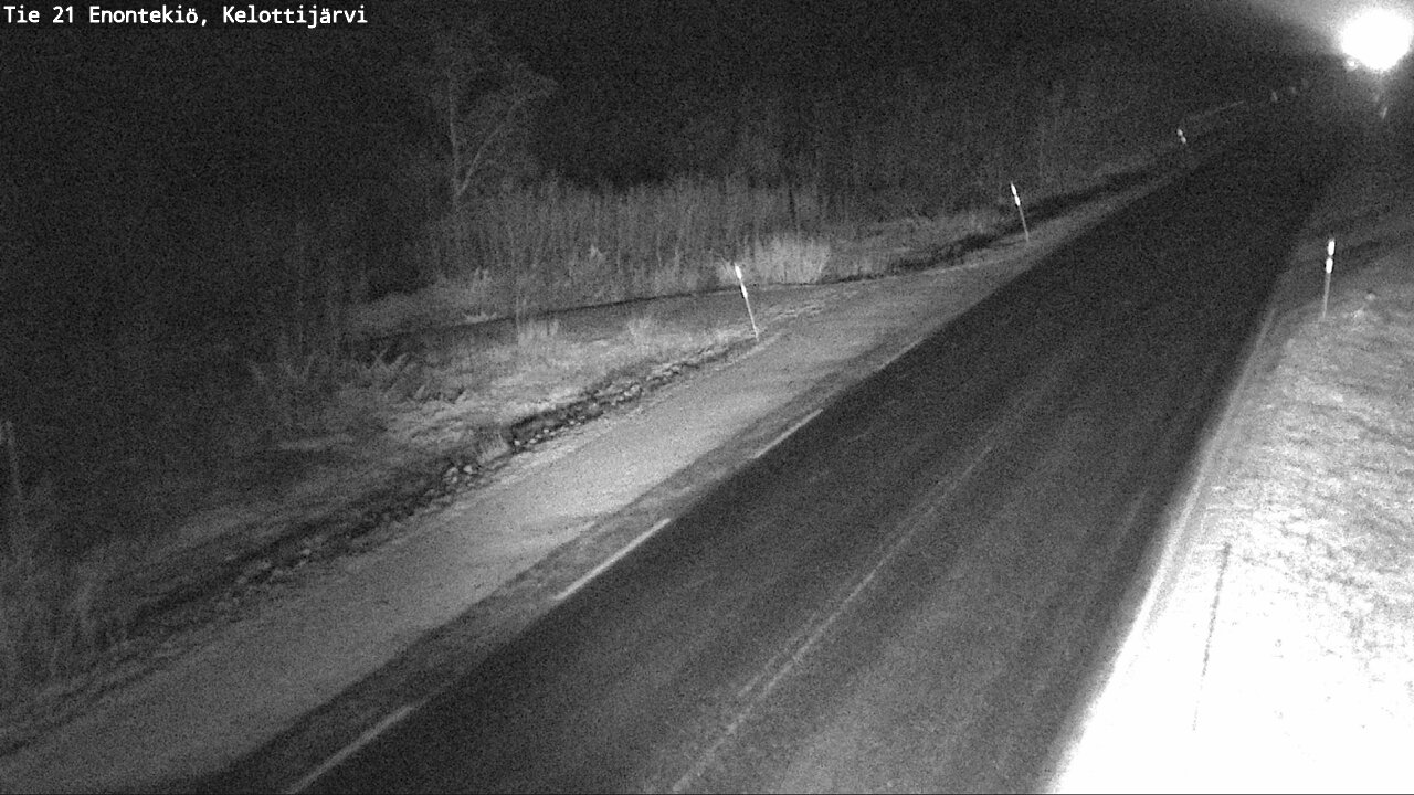 Weather Camera Image Väg 21 Enontekiö, Kelottijärvi, Enontekiö, Lappi
