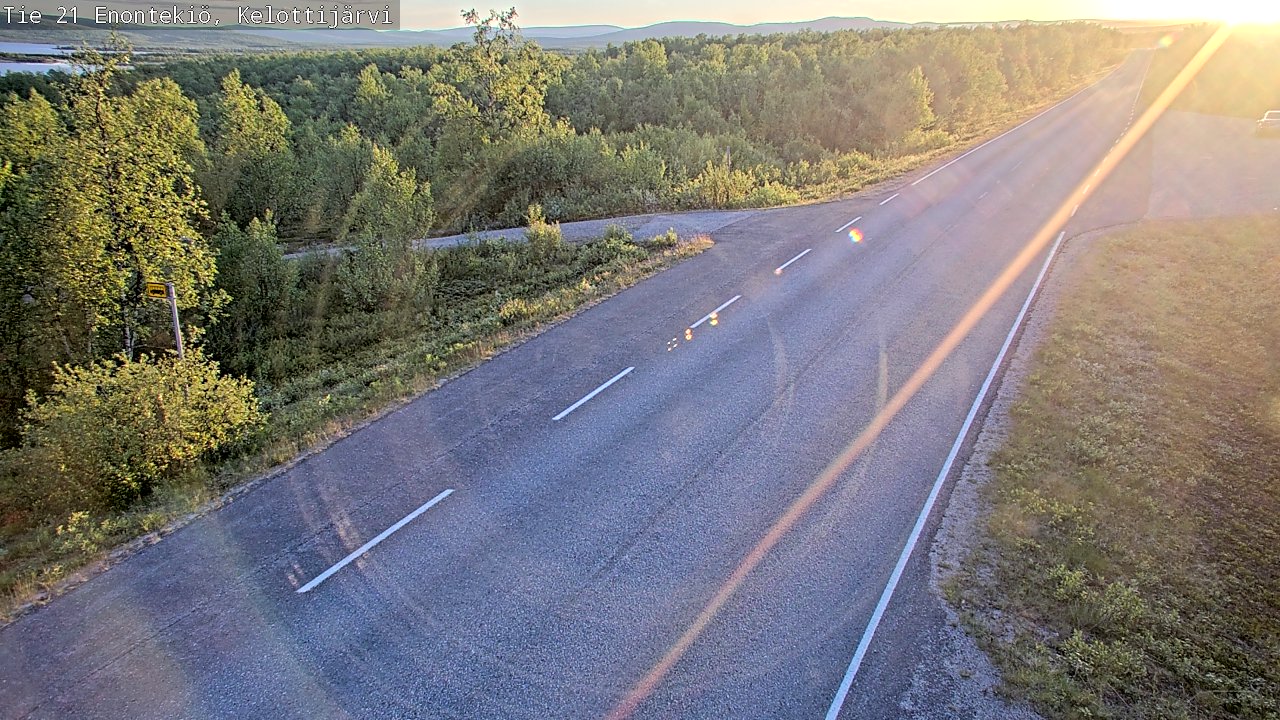 Kelikamerat Kuva Tie 21 Enontekiö, Kelottijärvi, Enontekiö, Lappi