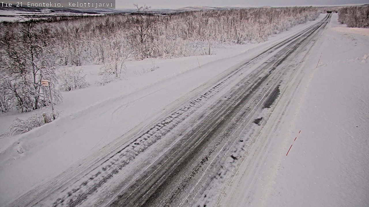 Kelikamerat Kuva Tie 21 Enontekiö, Kelottijärvi, Enontekiö, Lappi