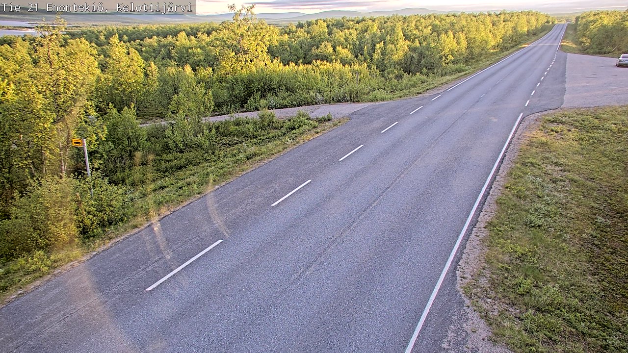 Kelikamerat Kuva Tie 21 Enontekiö, Kelottijärvi, Enontekiö, Lappi